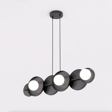 Suspension sur câble MODÈLE 6xG9/8W/230V noir