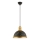 Suspension sur câble MONZA 1xE27/40W/230V diam. 29 cm noir/bronze