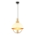 Suspension sur câble MONZA 1xE27/40W/230V Ø 30 cm crème/doré
