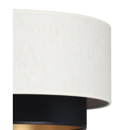 Suspension sur câble NATIA 1xE27/60W/230V blanc/noir