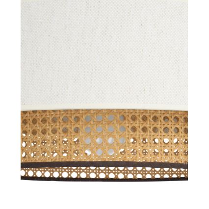 Suspension sur câble NATIA 1xE27/60W/230V Ø 45 cm blanc/marron