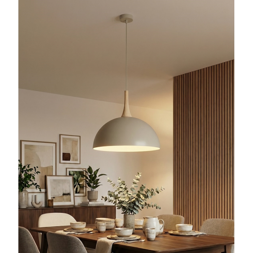 Suspension sur câble NAUTICA 1x douille GX53/12W/230V, beige