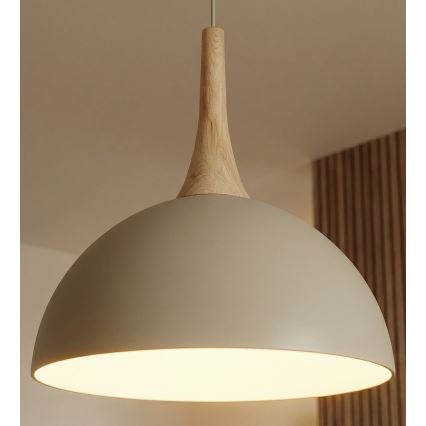 Suspension sur câble NAUTICA 1xGX53/12W/230V beige