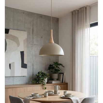 Suspension sur câble NAUTICA 1xGX53/12W/230V beige