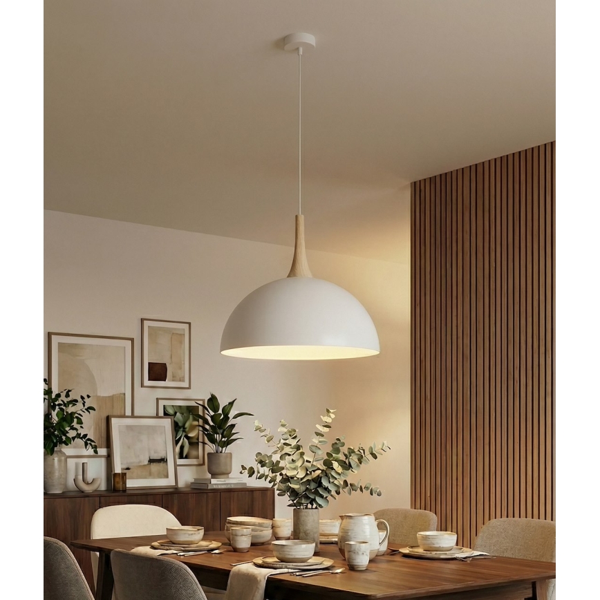 Suspension sur câble NAUTICA 1xGX53/12W/230V blanche