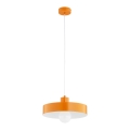 Suspension sur câble NEVERA 1xE27/15W/230V orange