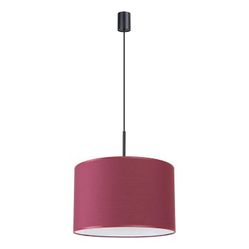 Suspension sur câble NEVIA 1xE27/15W/230V Ø 40 cm rouge