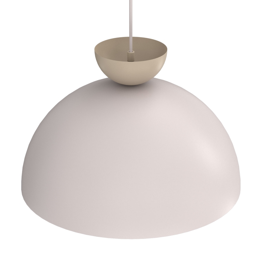 Suspension sur câble NEVIS 1xE27/15W/230V Ø 38 cm crème