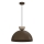 Suspension sur câble NEVIS 1xE27/15W/230V Ø 38 cm marron