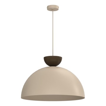 Suspension sur câble NEVIS 1xE27/15W/230V Ø 50 cm beige