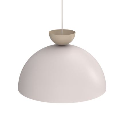 Suspension sur câble NEVIS 1xE27/15W/230V Ø 50 cm crème