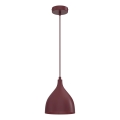 Suspension sur câble NOAK CLASSIC 1xE27/15W/230V bordeaux