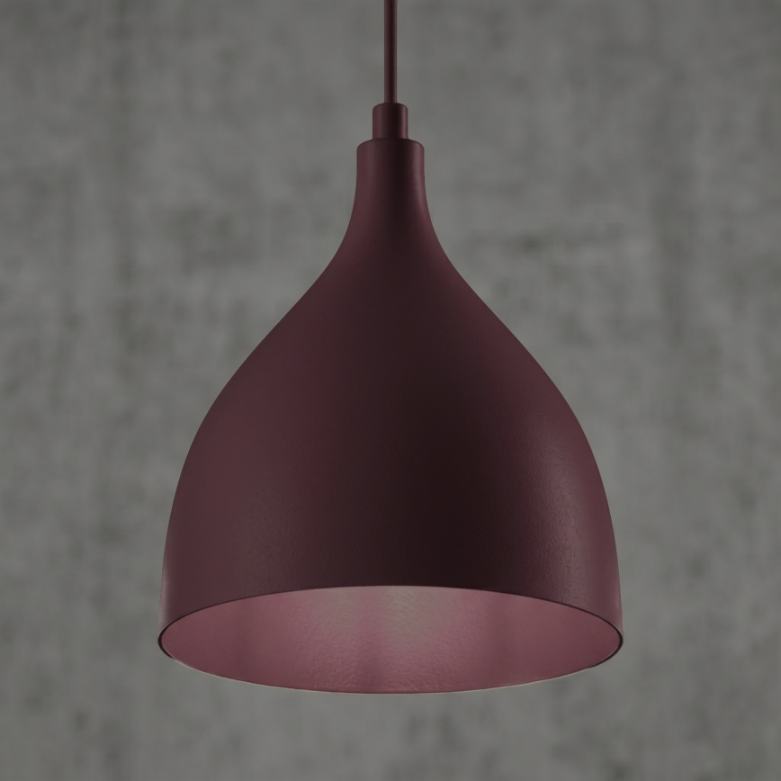Suspension sur câble NOAK CLASSIC 1xE27/15W/230V bordeaux