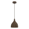 Suspension sur câble NOAK CLASSIC 1xE27/15W/230V marron