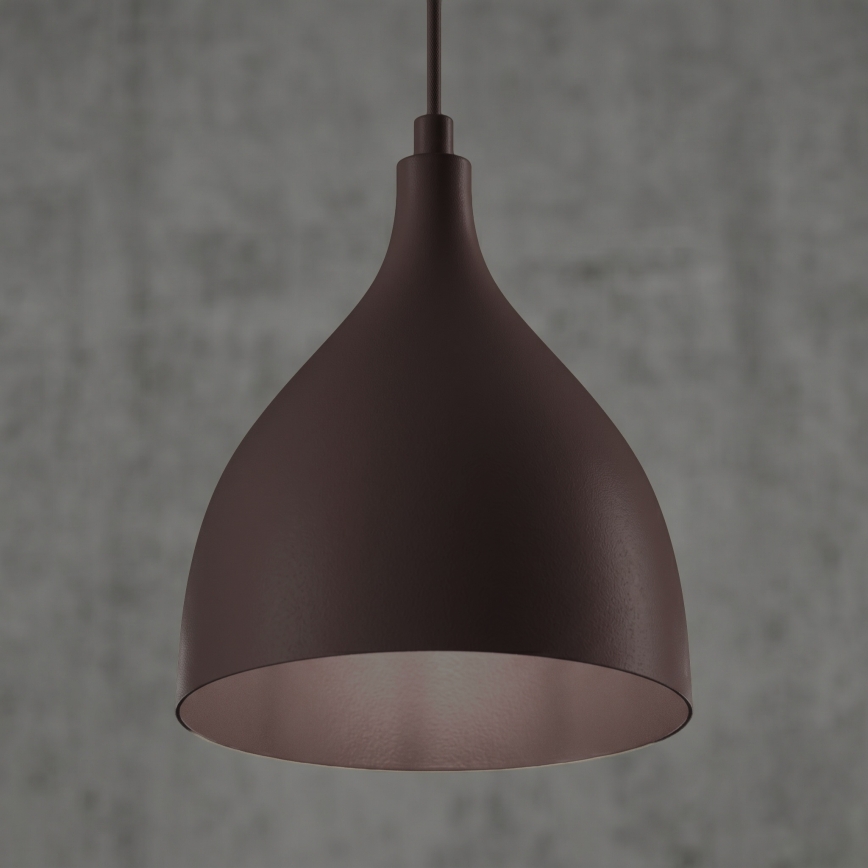 Suspension sur câble NOAK CLASSIC 1xE27/15W/230V marron