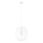 Suspension sur câble OVELLA 1xE27/15W/230V Ø 34 cm crème