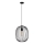 Suspension sur câble OVELLA 1xE27/15W/230V Ø 34 cm noir