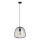 Suspension sur câble OVELLA 1xE27/15W/230V Ø 36 cm noire