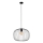 Suspension sur câble OVELLA 1xE27/15W/230V Ø 46 cm noire