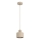 Suspension sur câble PARKLA 1xE27/15W/230V beige