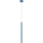 Suspension sur câble PASTELO 1xG9/8W/230V bleue