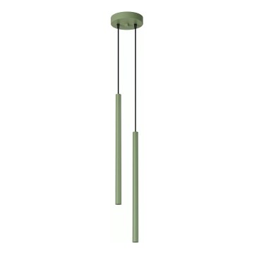Suspension sur câble PASTELO, 2x G9/8W/230V, verte