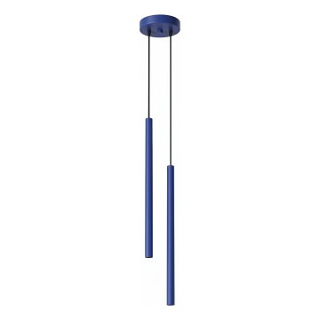Suspension sur câble PASTELO 2xG9/8W/230V bleu
