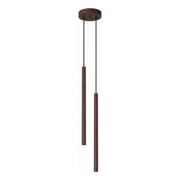 Suspension sur câble PASTELO 2xG9/8W/230V marron