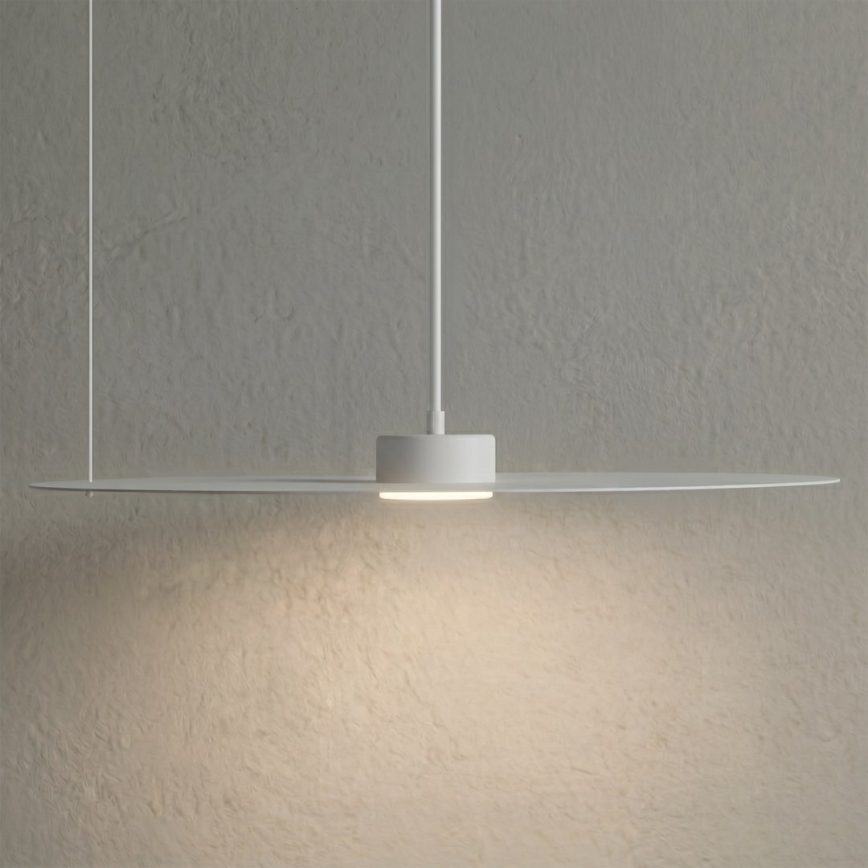 Suspension sur câble PIATTO 1xGX53/15W/230V Ø 55 cm blanche