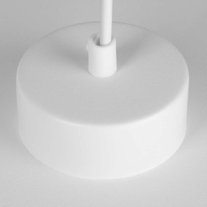Suspension sur câble PIATTO 1xGX53/15W/230V Ø 55 cm blanche