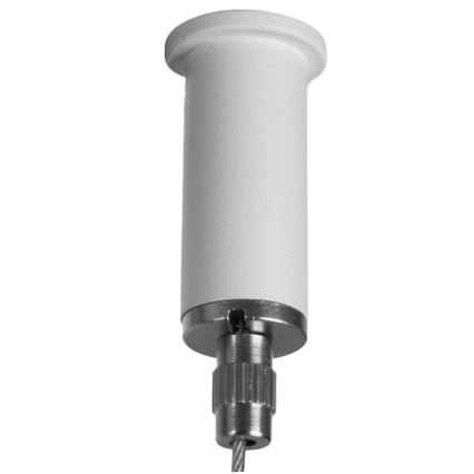 Suspension sur câble PIATTO 1xGX53/15W/230V Ø 55 cm blanche