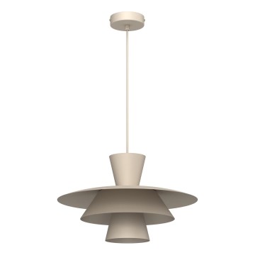 Suspension sur câble PLATO 1xE27/15W/230V beige