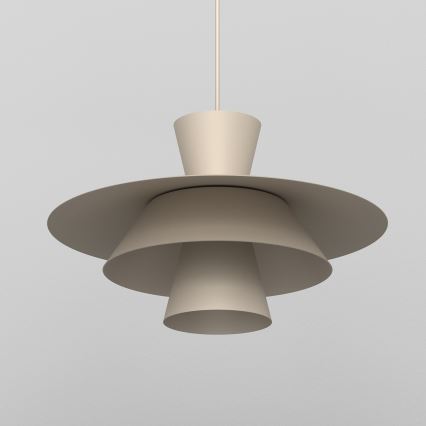 Suspension sur câble PLATO 1xE27/15W/230V beige