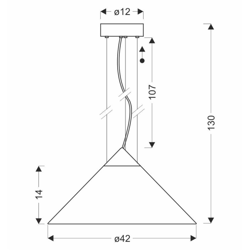 Suspension sur câble PRESTO 1xGX53/10W/230V Ø 42 cm doré / beige fumé