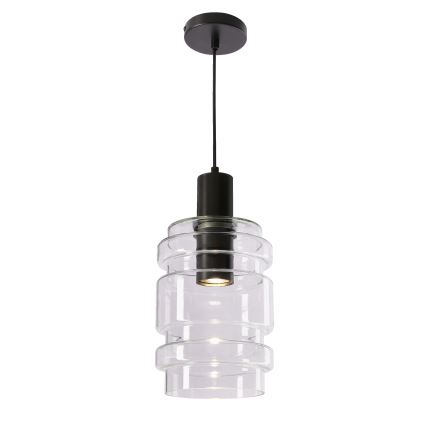 Suspension sur câble RADON 1xE27/40W/230V, transparente