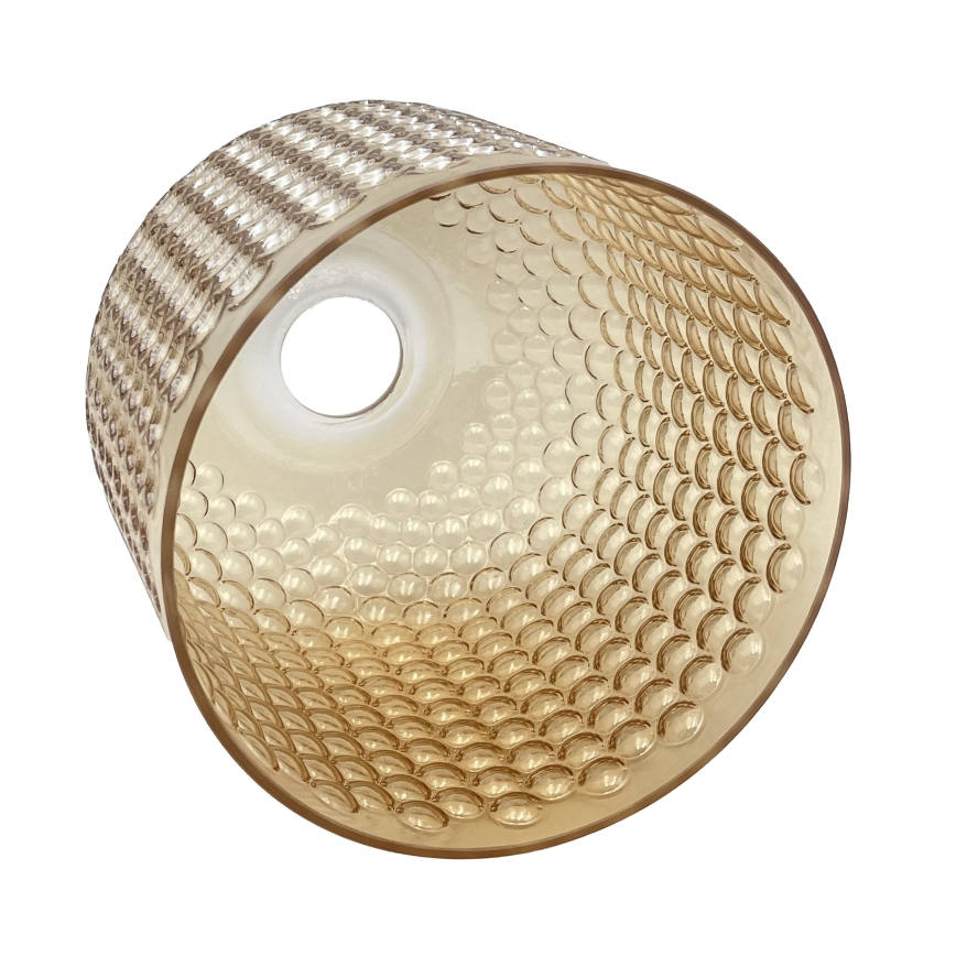 Suspension sur câble ROCCO 1xE27/15W/230V doré / beige fumé
