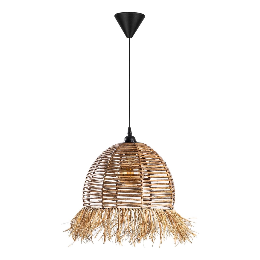 Suspension sur câble RUYO 1xE27/40W/230V marron