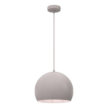 Suspension sur câble SOOL 1xE27/15W/230V Ø 27 cm crème