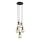 Suspension sur câble SOPHIA 5xE14/10W/230V noir/vert/beige fumé