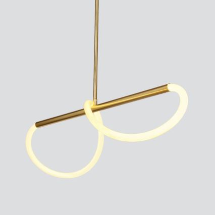 Suspension sur câble SUPREME LED/18W/230V 80 cm dorée