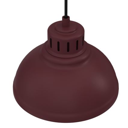 Suspension sur câble SVEN 1xE27/15W/230V bordeaux