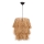 Suspension sur câble TASSEL 1xE27/40W/230V en raphia