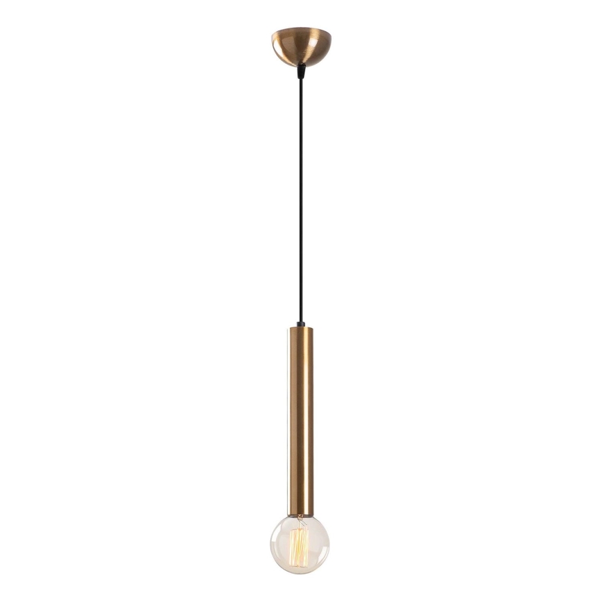 Suspension sur câble TEMPO 1xE27/40W/230V dorée
