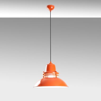 Suspension sur câble TIBET 1xE27/40W/230V orange