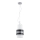 Suspension sur câble TRI-STAR 1xE27/15W/230V noir/chrome brillant