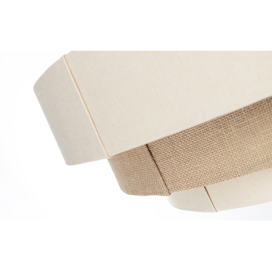 Suspension sur câble TRINITI 1xE27/60W/230V Ø 40 cm crème/beige