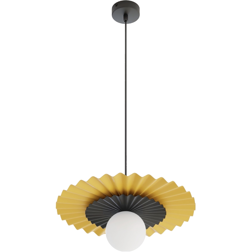 Suspension sur câble UMBRA 1xG9/8W/230V noir/orange