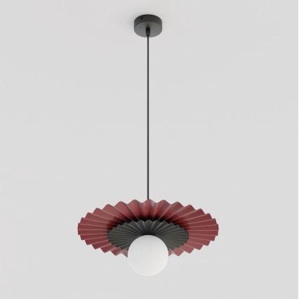 Suspension sur câble UMBRA 1xG9/8W/230V noir/rouge