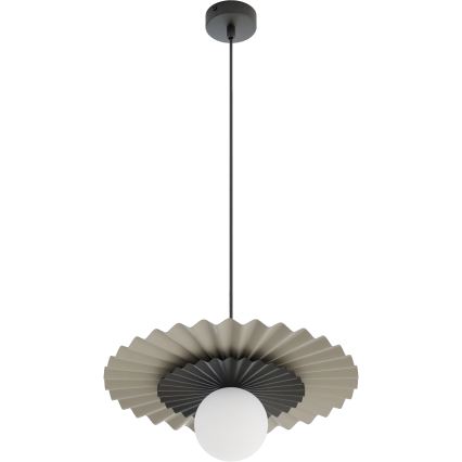 Suspension sur câble UMBRA 1xG9/8W/230V noire/beige