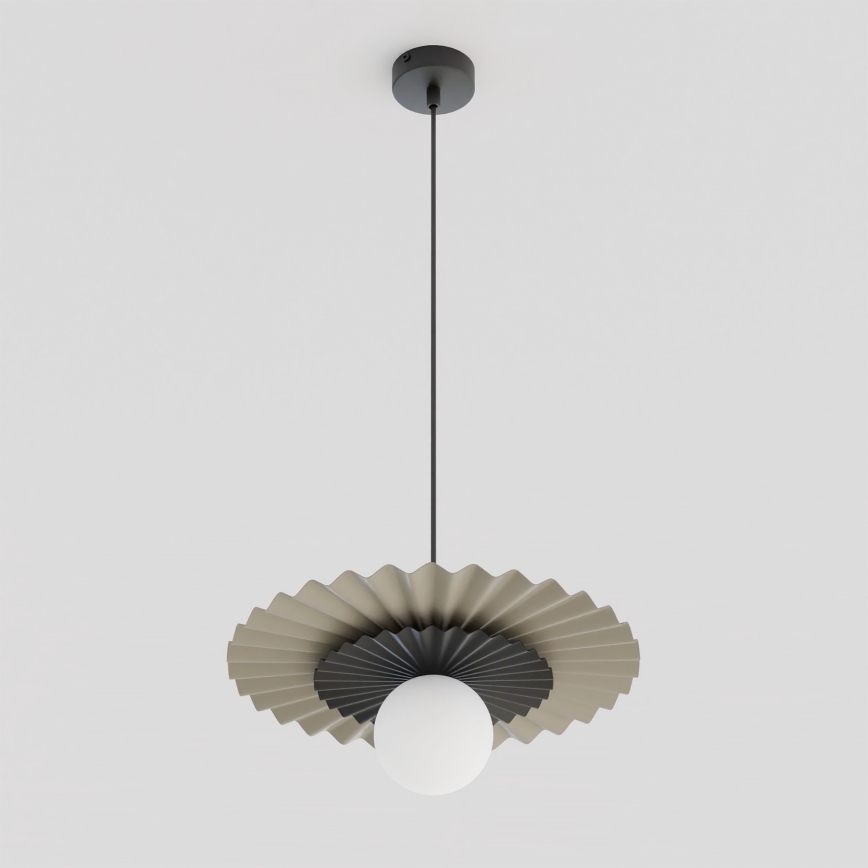 Suspension sur câble UMBRA 1xG9/8W/230V noire/beige
